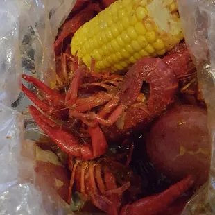 Good size crawfish and flavorful... Shazam!