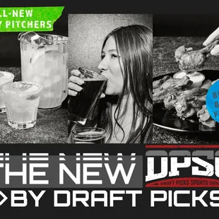 DPSG - The New Draft Picks!  Party pitchers, USDA prime tacos, &amp; a late-night menu made for game nights!