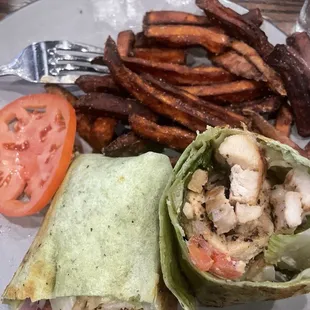 Chicken Caesar wrap