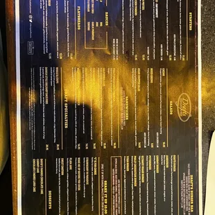 ramen and noodles, menu