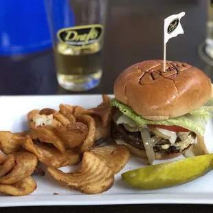 Black and Blue Burger