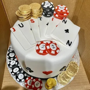 Casino theme, single tier.