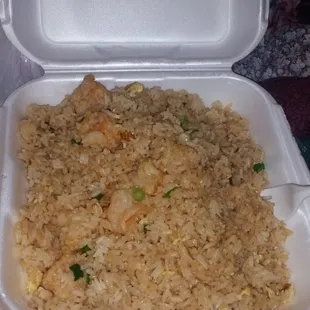 Shrimp fried rice