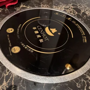 Table top to cook hot pot