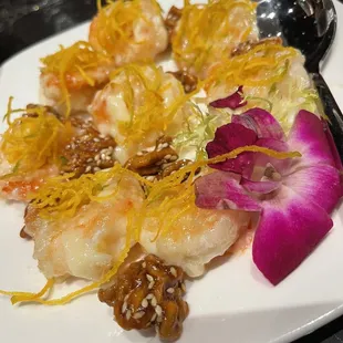 Honey Walnut Prawns