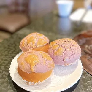 Baked Purple Yam Bao