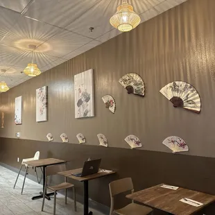 the interior of a chinese restaurant
