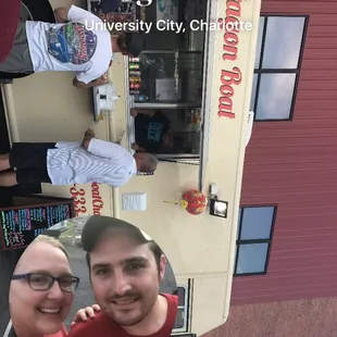 Dragon Boat at Food Truck Friday in Concord, NC.