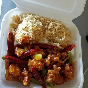 General Tso  chicken.