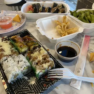 sushi and sashimi, sashimi, food, sushi
