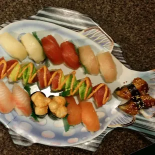 sushi, sashimi, food, sushi and sashimi