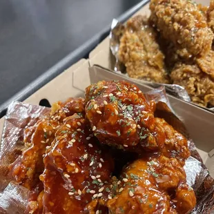 Mixed sauce wings (sweet, sour, spicy)