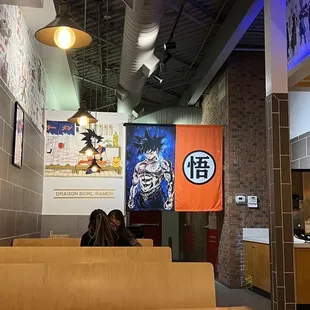 the interior of a restaurant