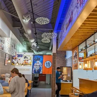 the interior of a restaurant