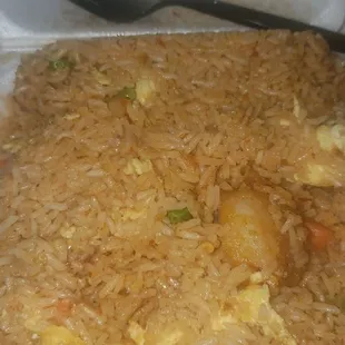 Shrimp fried rice
