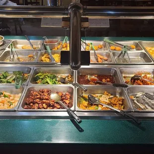 Supposed to be Hot Buffet was barely warm 11-20-2022