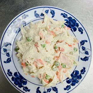 Crab cheese salad