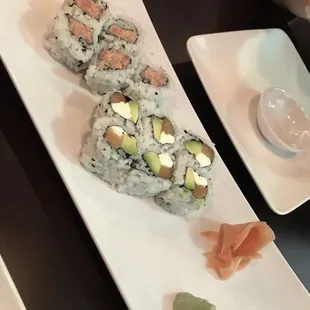 sushi and sashimi, sashimi, sushi, food