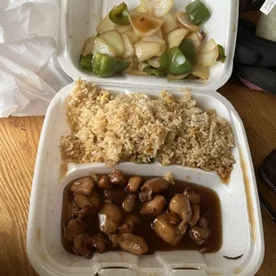 Chicken 113. Teriyaki Chicken  Got more vegetables than I did chicken...