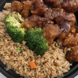 General Tso's with fried rice