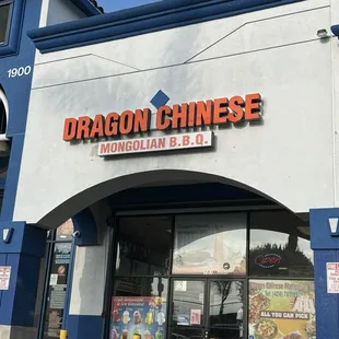 Outside