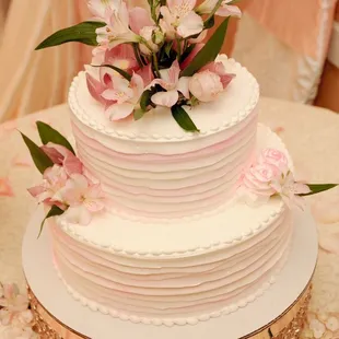 a wedding cake