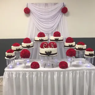 a wedding cake