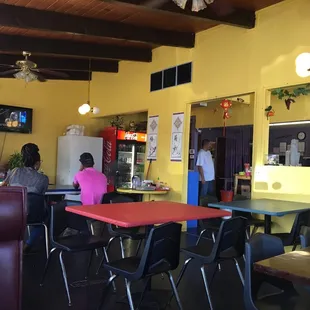 Dining area. Small dine in area.