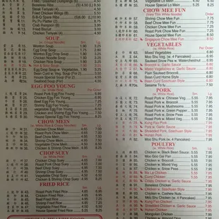dinner menu 1