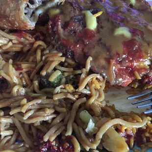 pasta dish, pasta, food