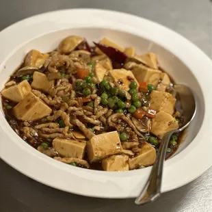 Mapo tofu with pork