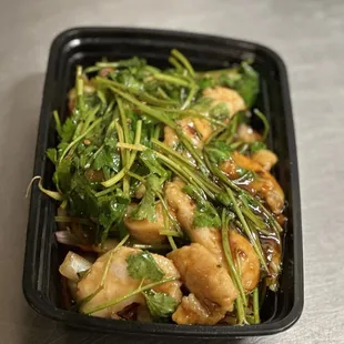 Cilantro fish