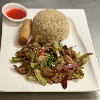 Hunan Lamb Lunch