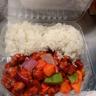 Sweet & Sour Pork Lunch