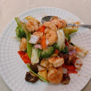 Assorted Vegetable Prawns