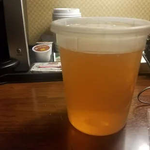 Piss in a bowl AKA tea/lemonade