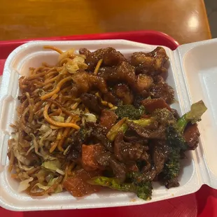 Kung Pao and noodles