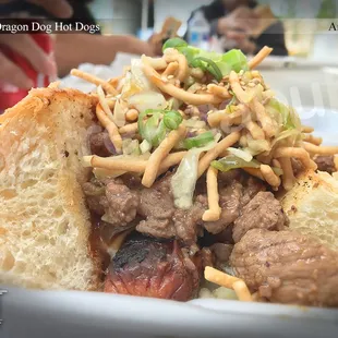 The Crazy Asian Teriyaki Dog (Detail) - Another crowd favorite!
