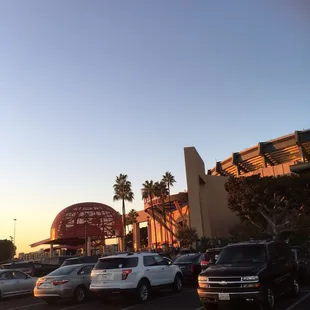 outside