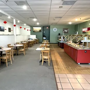 Dining Area and Buffet Islands