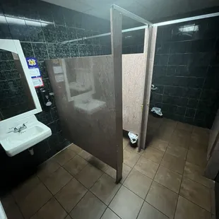 Clean bathrooms