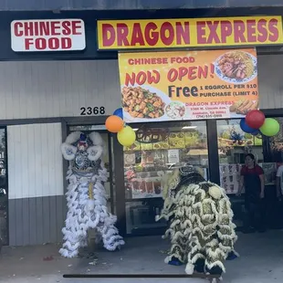 Grand opening Lion Dance