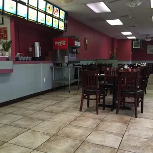 Always clean and with lots of seating for groups.