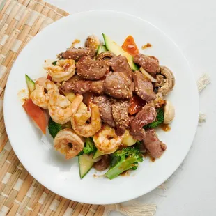 Hibachi Shrimp &amp; Steak