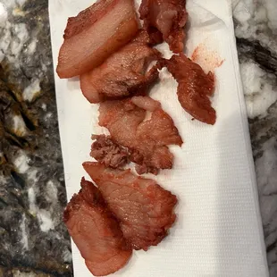 BBQ Pork, but all FAT.