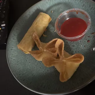 3 Piece Cream Cheese Wontons