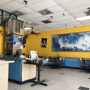 the interior of a restaurant