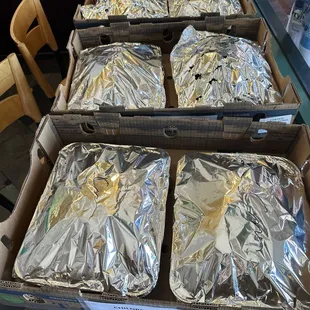 We ordered chow mein, fried rice, orange chicken, kung pao chicken, &amp; broccoli beef.