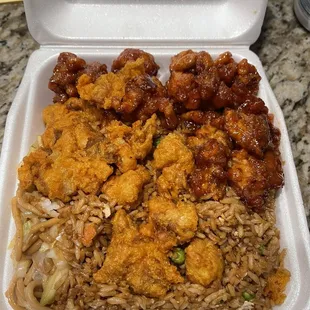 This is the 2 entree meal and it can literally feed 3 people, all you need is 2 of these for a family of 5.