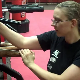 Wooden Dummy Practice